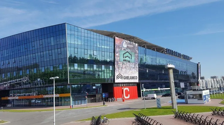Het Ghelamco Stadion in Gent